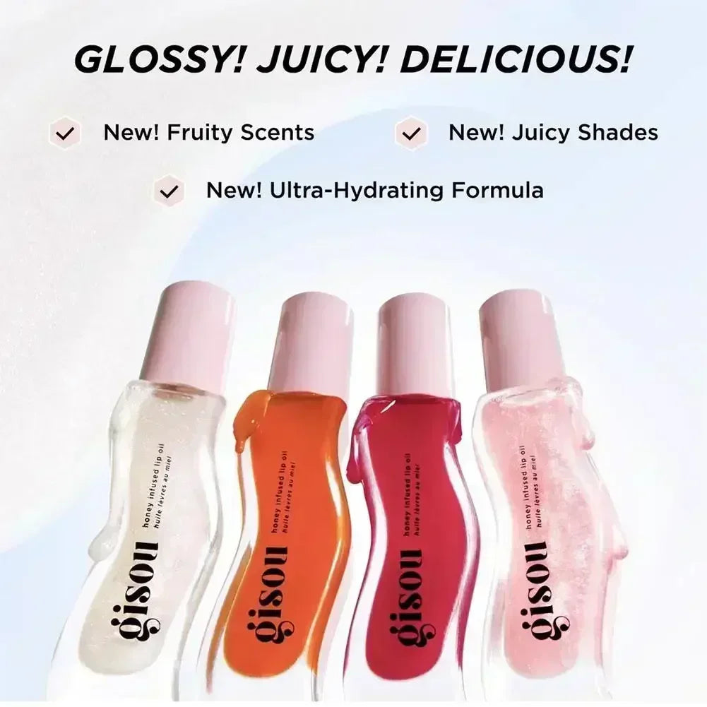 Fruit Honey Lipstick Long Lasting Moisturizing Lip Makeup Plump Lip Essence Remove Dead Skin Lip Easy To Carry Makeup Lip Oil