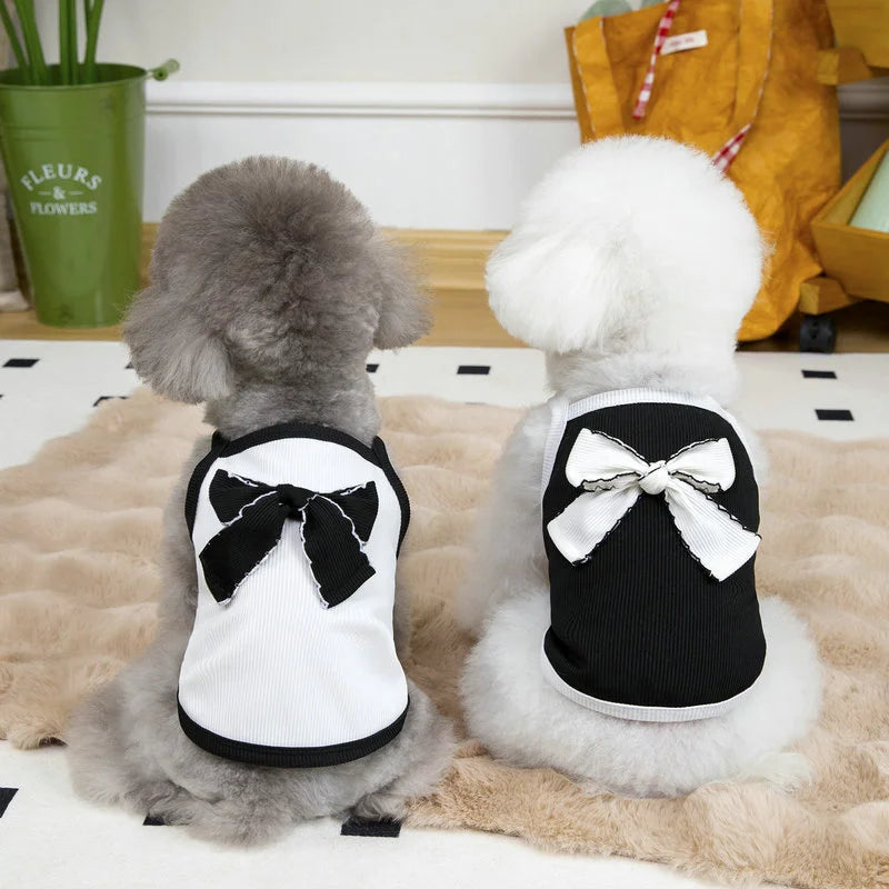 Pet Suspenders Dog Vest Summer Thin Dog Clothes for Small Dogs Kitten Puppy Apparel Chihuahua Bulldog Bichon Girls Dog Costume