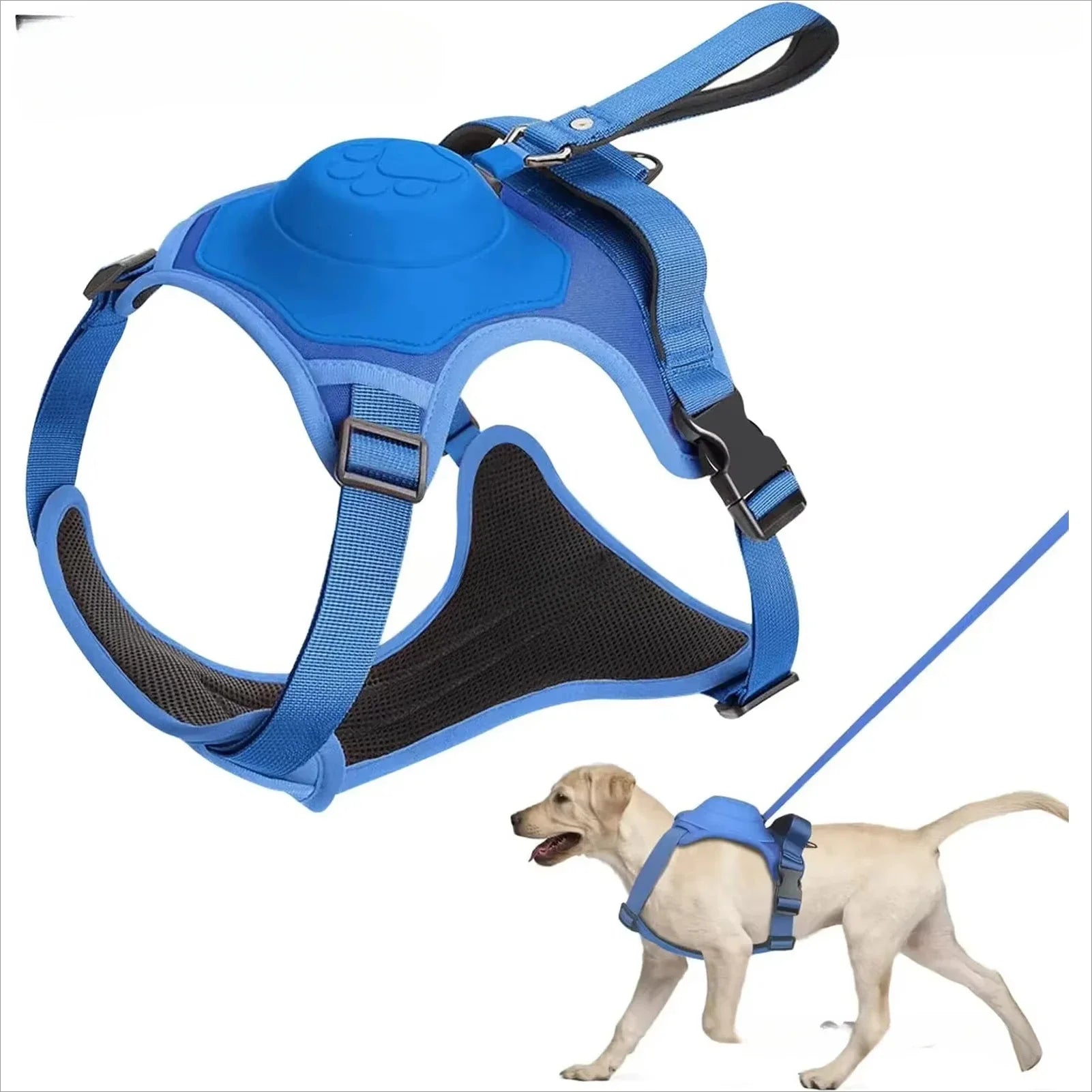 New Explosion-Proof Red Pet Chest Harness Dog Harness Medium Size Dogs Pet Traction Rope Anti-Stroke and Neck Pet Supplies