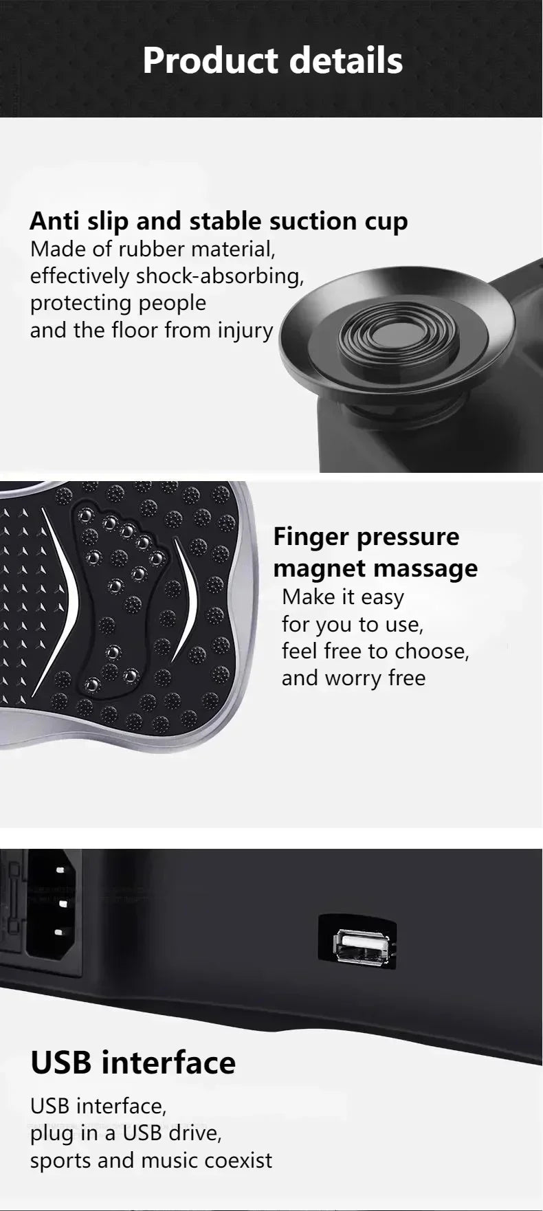 Home Fitness Fat Slinger Shaping And Weight Loss Station Vertical Vibration Machine Portable Fitness Equipment