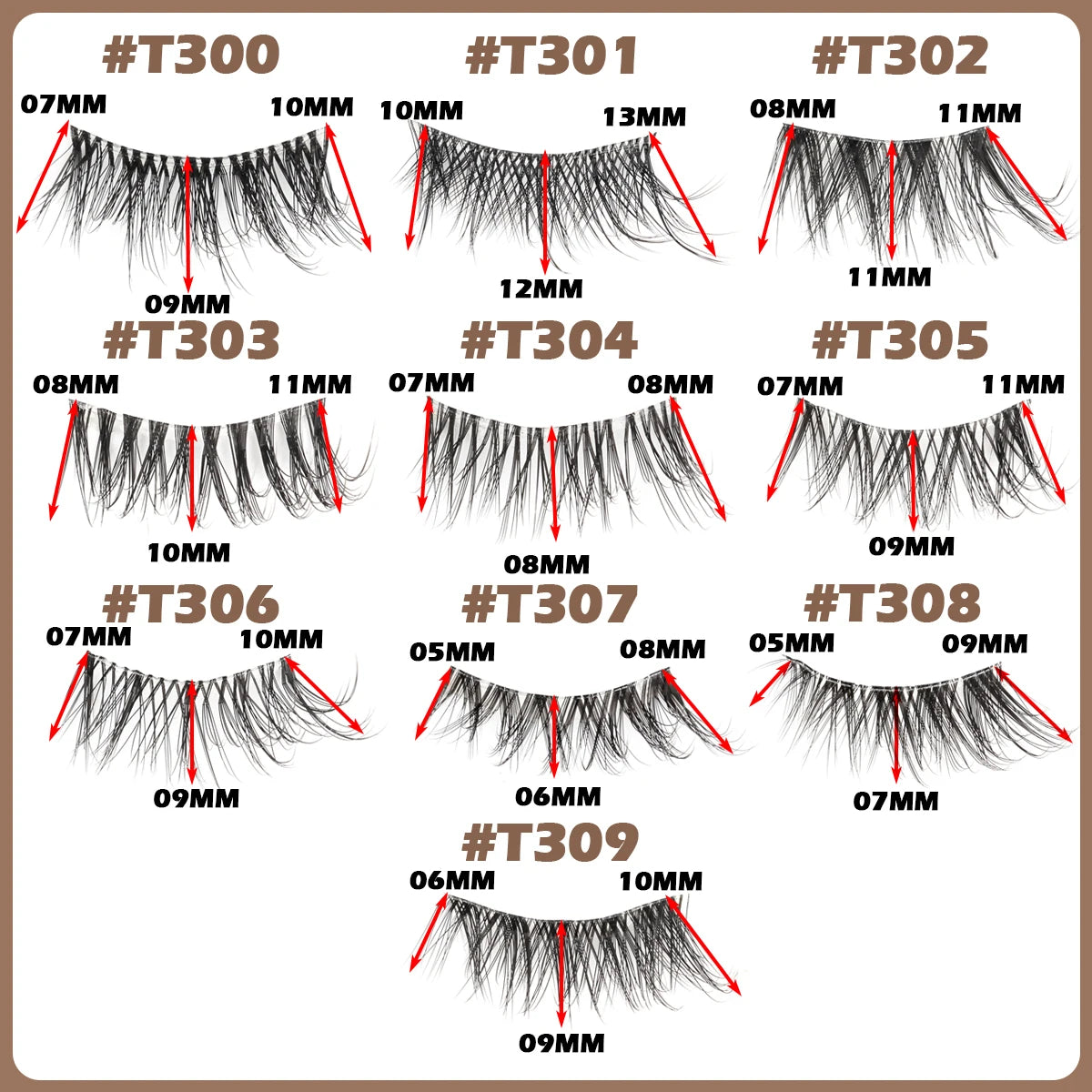 10 Pairs Natural Manga Lashes Soft Eyelashes Thick False Eyelashes Manga Eyelashes Daily Dating Makeup Eyelashes Lashes Wispy