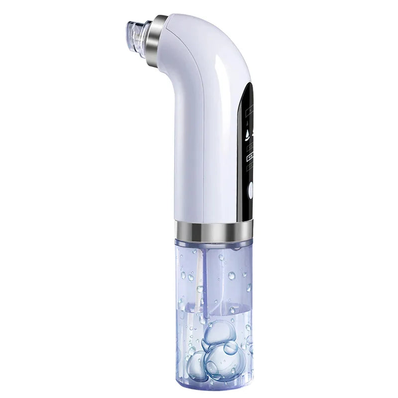 Electric Small Bubble Blackhead Remover USB Rechargeable Water Cycle Pore Acne Pimple Removal Vacuum Suction Facial Cleaner Tool