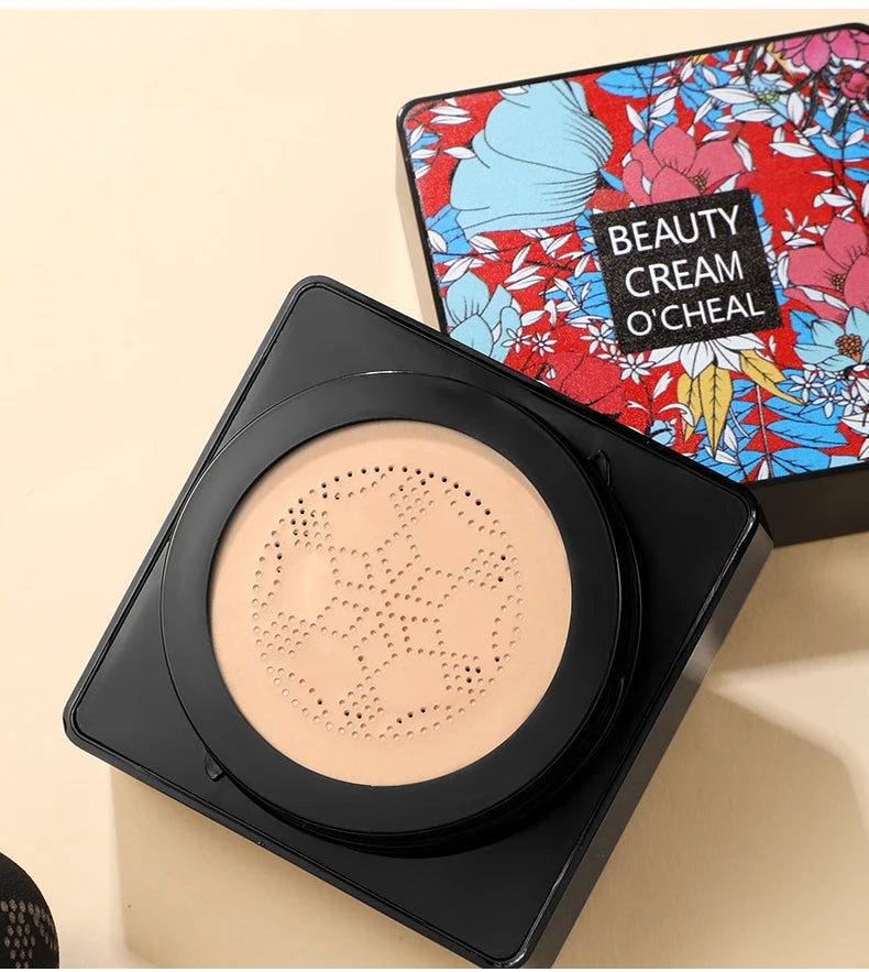 BB Cream Mushroom Head Air Cushion Powder Puff Moisturizing Brightening Foundation Concealer CC Cream Base Makeup Cosmetics