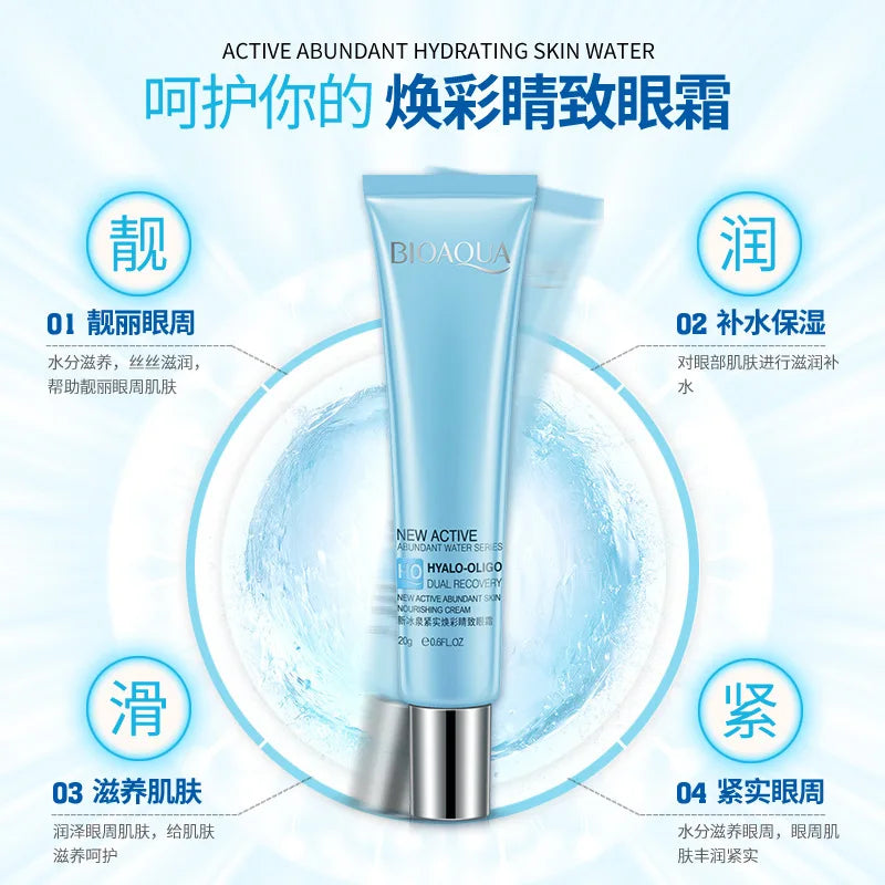 BIOAQUA Hyaluronic Acid Facial Care Face Cream Eye Cream Anti Eyes Bag Moisturizing Firming Day Creams Skin Care Kit