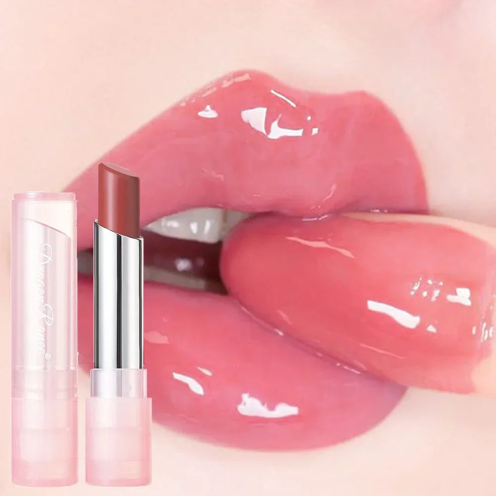 New Temperature Change Lipstick Jelly Color Change Lip Balm Moisturizing Not Easy To Fade Lovely Pink Colored Lipstick Lips Care