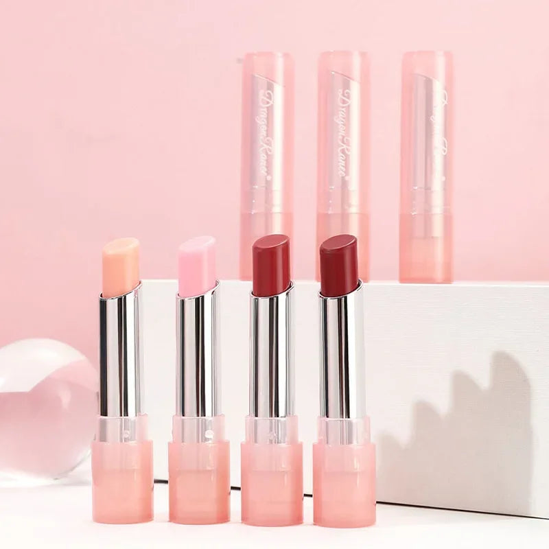 New Temperature Change Lipstick Jelly Color Change Lip Balm Moisturizing Not Easy To Fade Lovely Pink Colored Lipstick Lips Care
