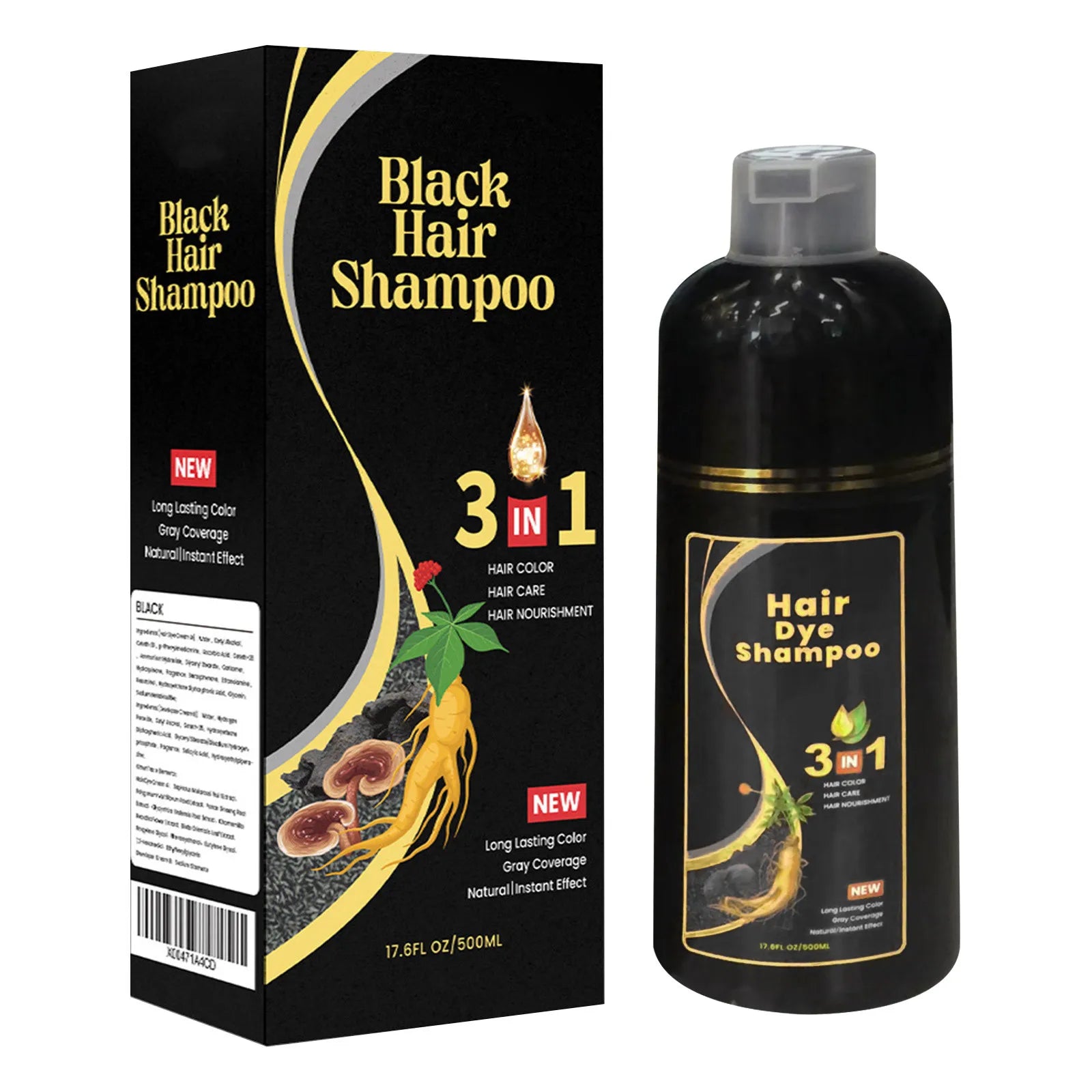 Hair Shampoo For Women Hair Color Shampoo Hair For Men Coverage - Herbal Ingredients 500ml
