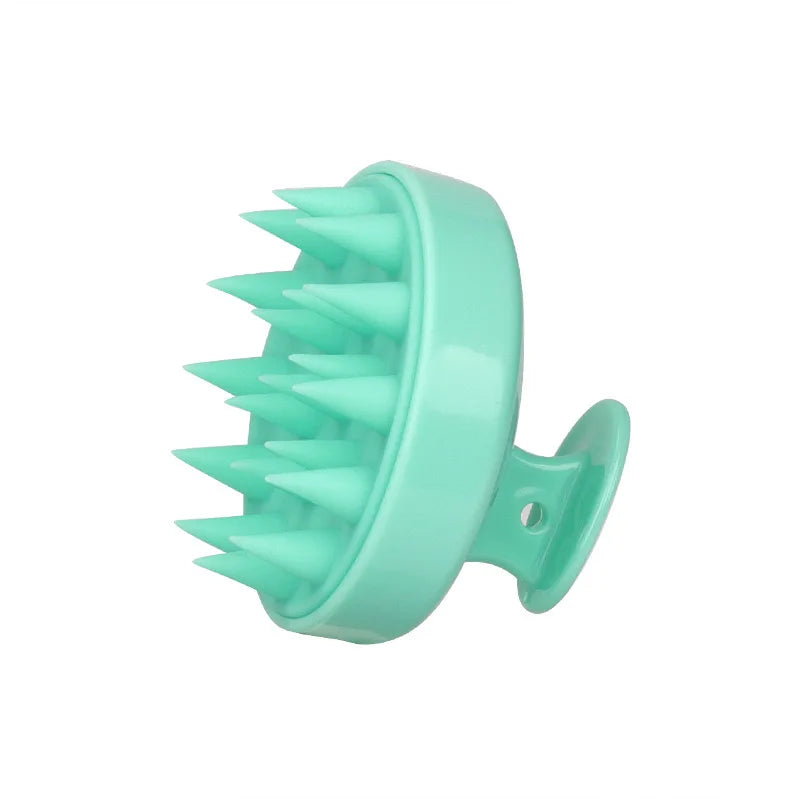 Silicone Scalp Scrubber Hair Shampoo Brush, Head Scrubber Hair Wash Brush Cleansing Dandruff Brush