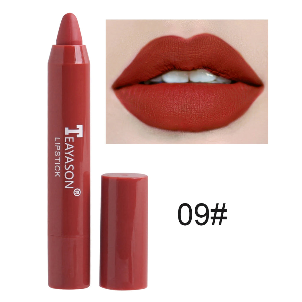 Waterproof Lipliner Pencil Matte Velvet Lip Liner Pen Outline Lip Shape Lipstick Pen Long Lasting Non-stick Cup Makeup Cosmetics