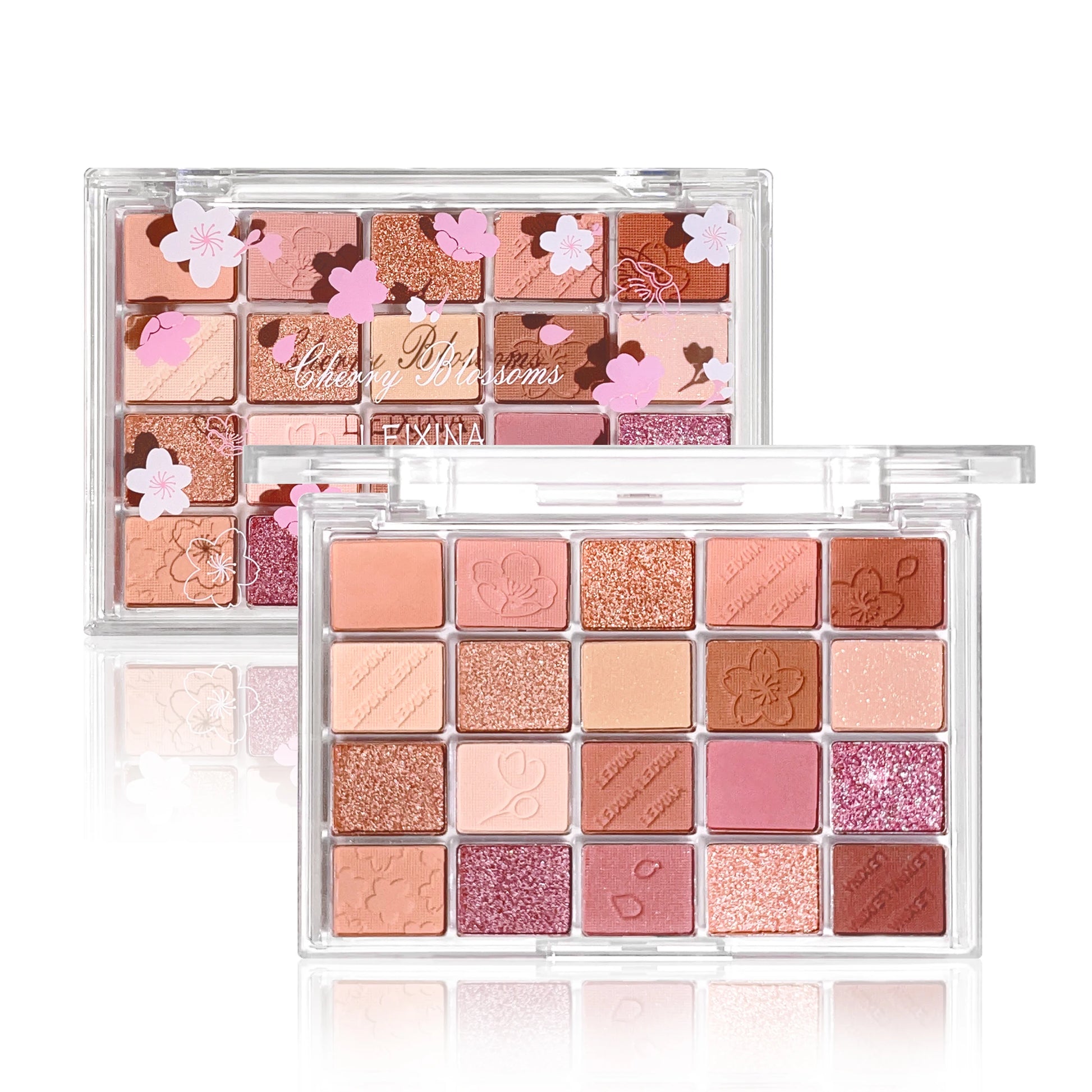 20-Color Eyeshadow Palette with Glitter, Shimmer, and Matte Finishes – Instagram Makeup Palette