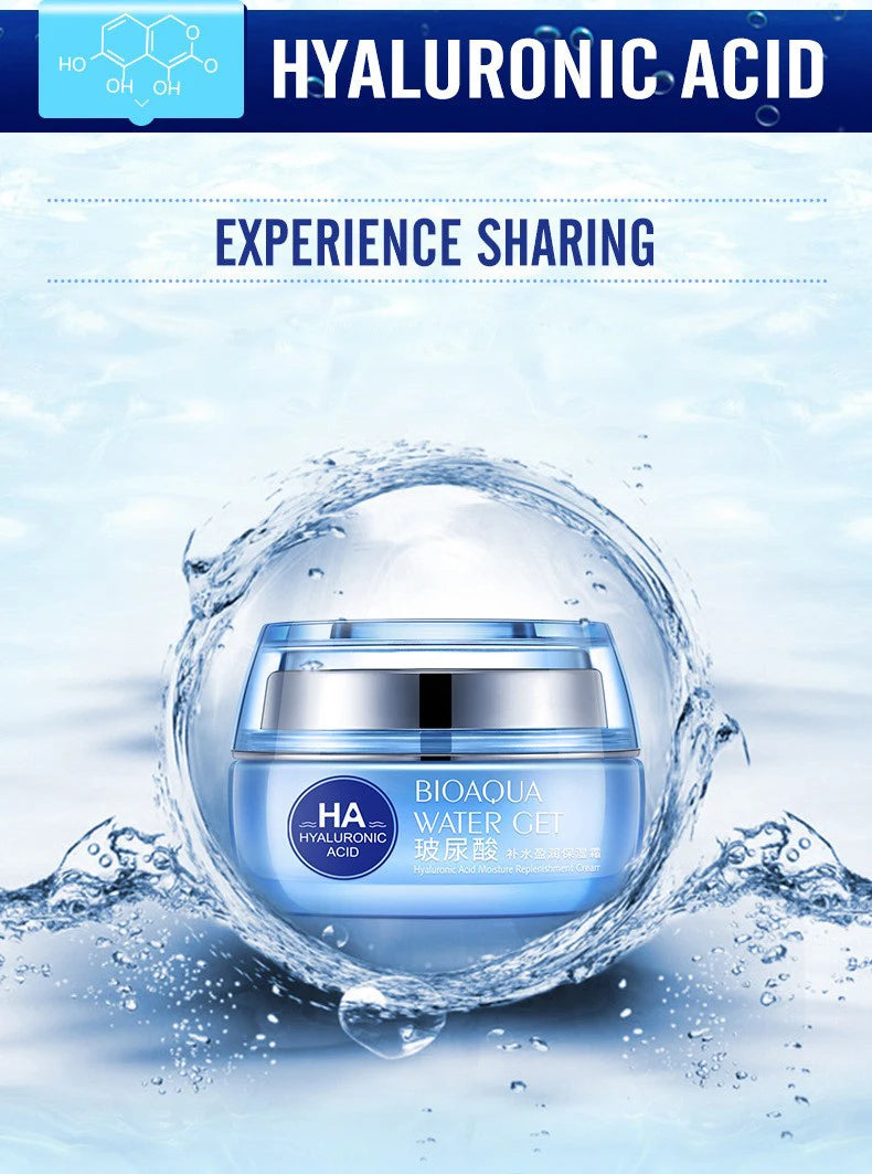 BIOAQUA Hyaluronic Acid Facial Care Face Cream Eye Cream Anti Eyes Bag Moisturizing Firming Day Creams Skin Care Kit