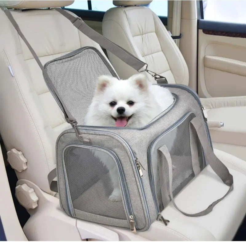 Dog Cat Carrier Bag Pet Puppy Travel Bags Breathable Mesh Small Dog Cat Dogs Outdoor Tent Carrier Outgoing Pets Bag Handbag