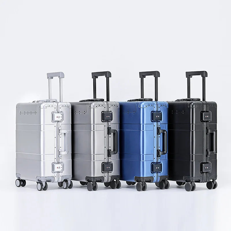The Latest All Aluminum Travel Luggage High Quality Trolley Suitcase 20 Inch Carry on Luggage Men's and Women's Luggage