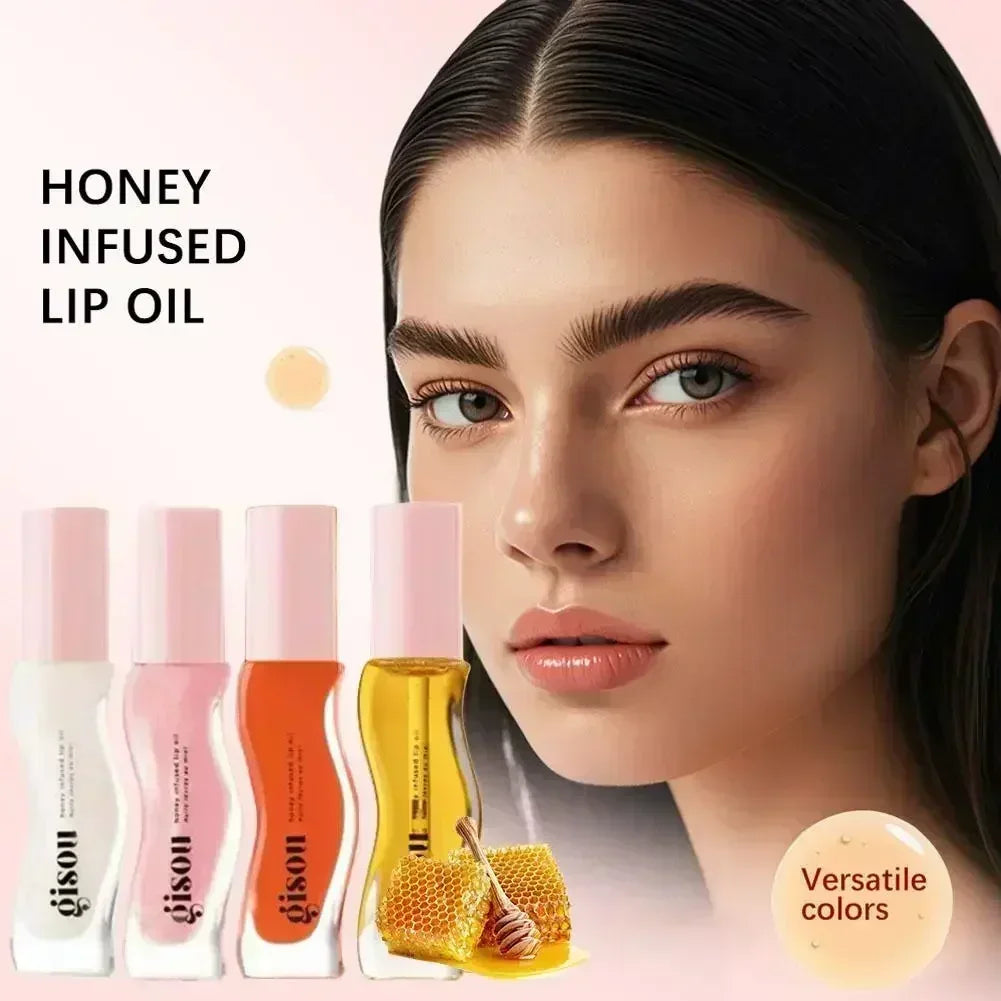 Fruit Honey Lipstick Long Lasting Moisturizing Lip Makeup Plump Lip Essence Remove Dead Skin Lip Easy To Carry Makeup Lip Oil