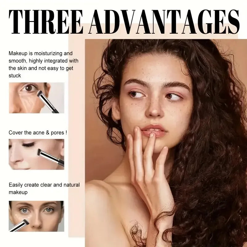 3-in-1 Face Concealer Makeup 3Color Concealer Paleta Spot Acne Print Repair Foundation Dark circles are not easy to stick powder
