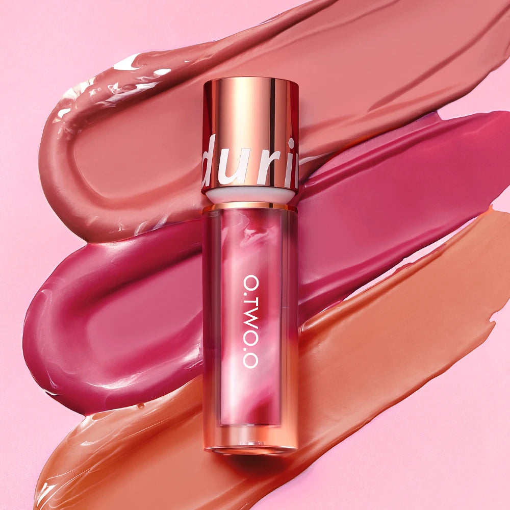 O.TWO.O Newest Lipstick Waterproof Makeup Lip gloss Rose Rouge Silk Liptint Matte Sexy Red Lip Stain Liquid Lipgloss