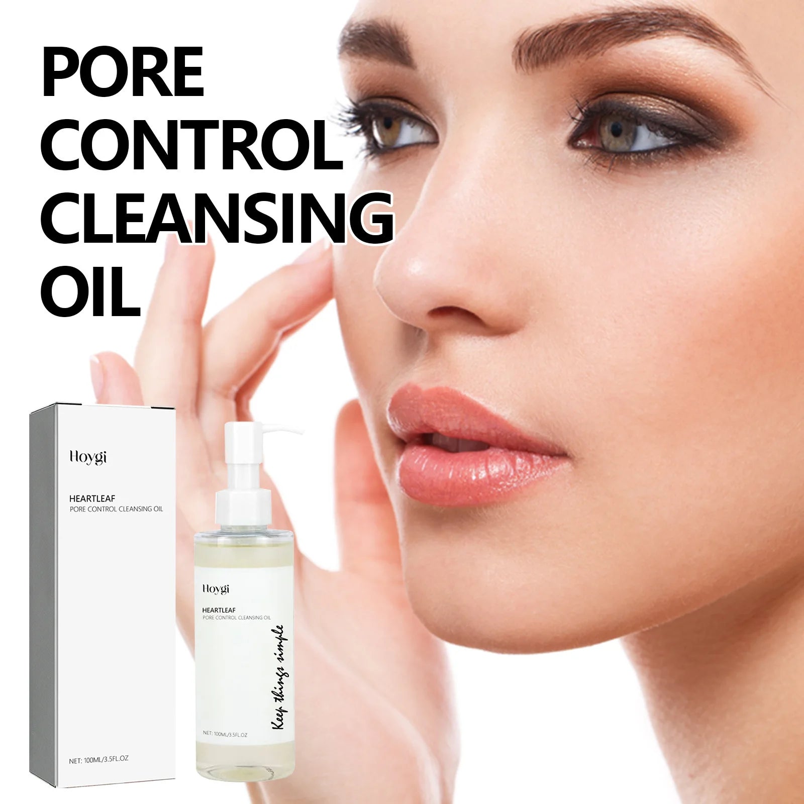 Makeup Removal Oil Purifying Pores Shrinking Deeply Cleansing Soothing Skin Gentle Refreshing Moisturizing Facial Cleanser Oil