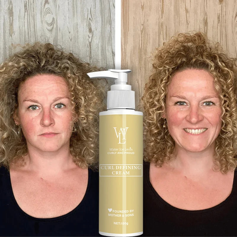 Curly Hair Enhancement Cream Contains Natural Shea Butter - Moisturizing and Styling for Curly Hair, Curly Hair and Waves - Repair Dry and Damaged Hair for Women