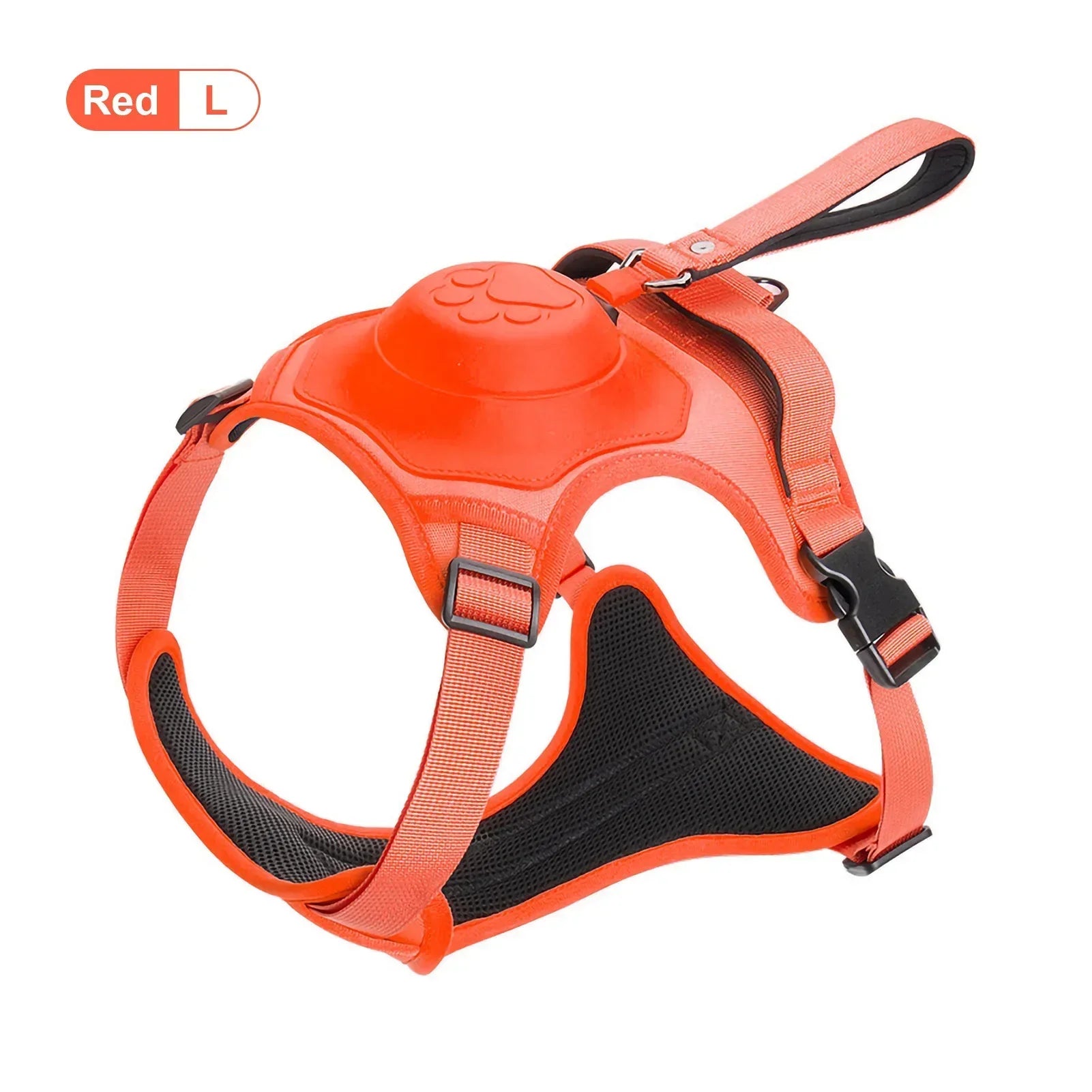 New Explosion-Proof Red Pet Chest Harness Dog Harness Medium Size Dogs Pet Traction Rope Anti-Stroke and Neck Pet Supplies