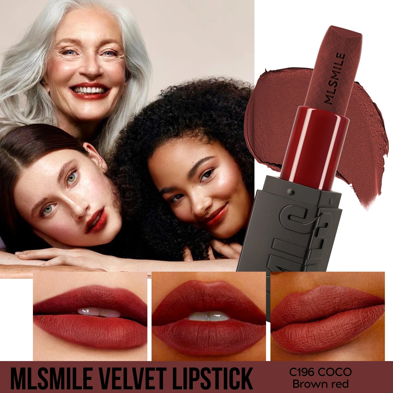 Velvety Matte Lipstick, Richly Pigmented With A Satin Finish Long-Lasting Matte Lip Gloss, Full Coverage Creamy Lipstick