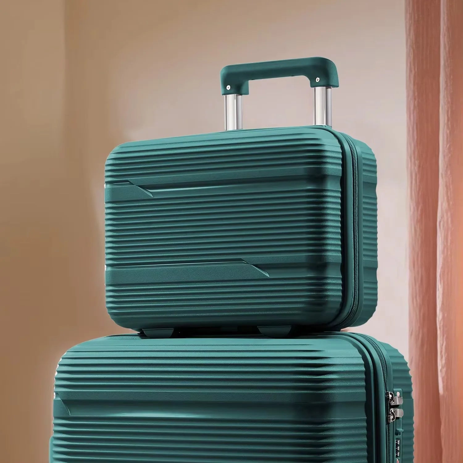 New 13-inch Travel Suitcase Small Carry Make-up Box Luggage Women Girl Mini Storage Handbag Lightweight Travel Case Boarding Bag