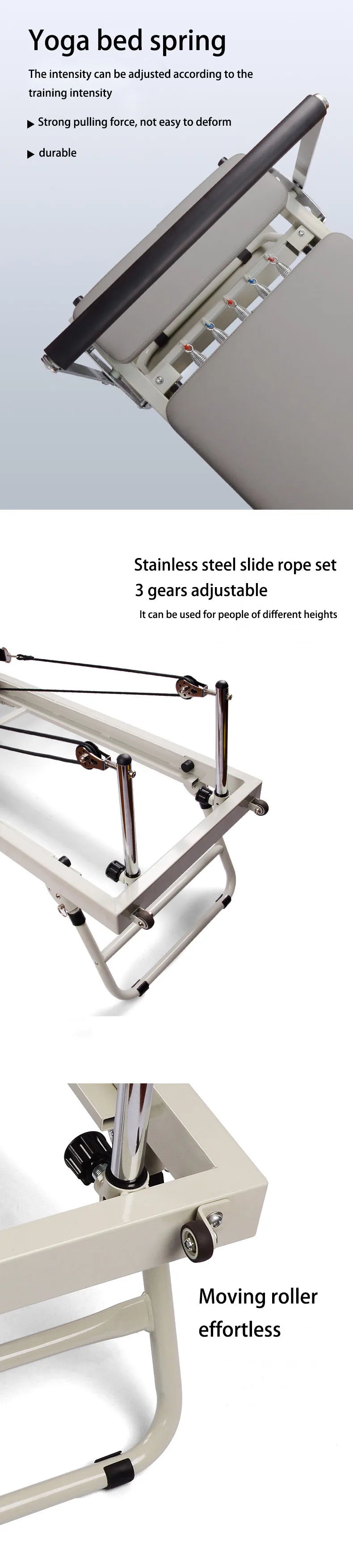 Pilates core bed Yoga trainer multifunction collapsible Fitness equipment gym Exercise plasticity  pilates reformer machine