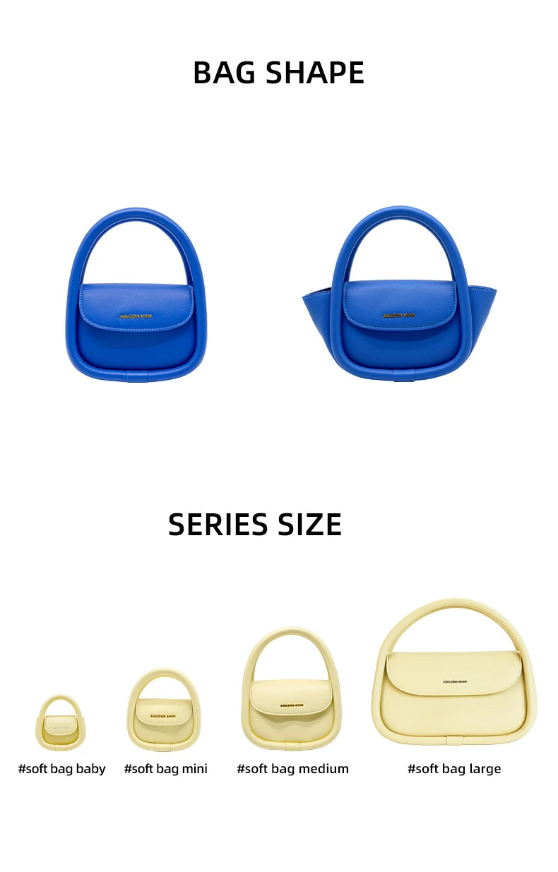 Amazing Song Soft Bag Medium Size Soft Bag Family Lipstick Bag Messenger leather cute bag