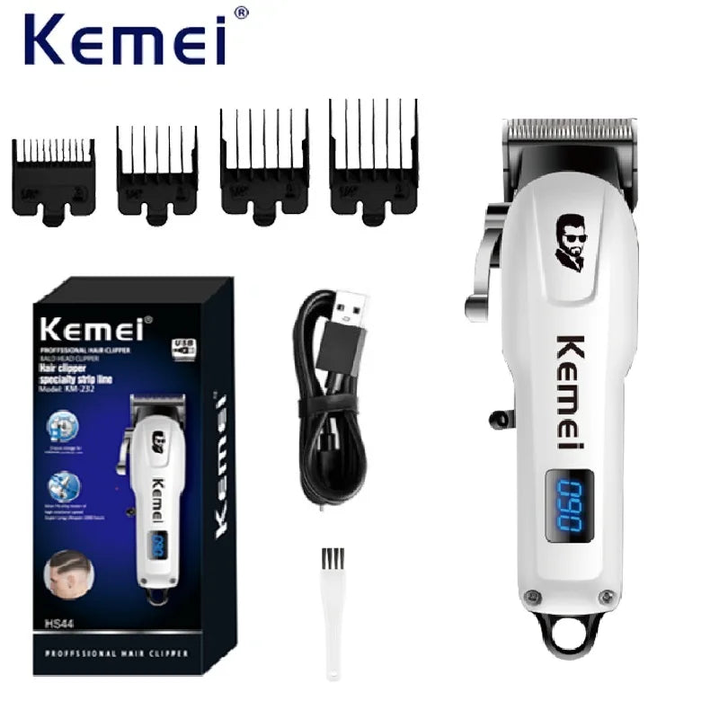 Kemei Small Hair Clipper For Men Mini Beard Hair Trimmer Professional Hair Cutting Machine Electric Haircut Rechargeable