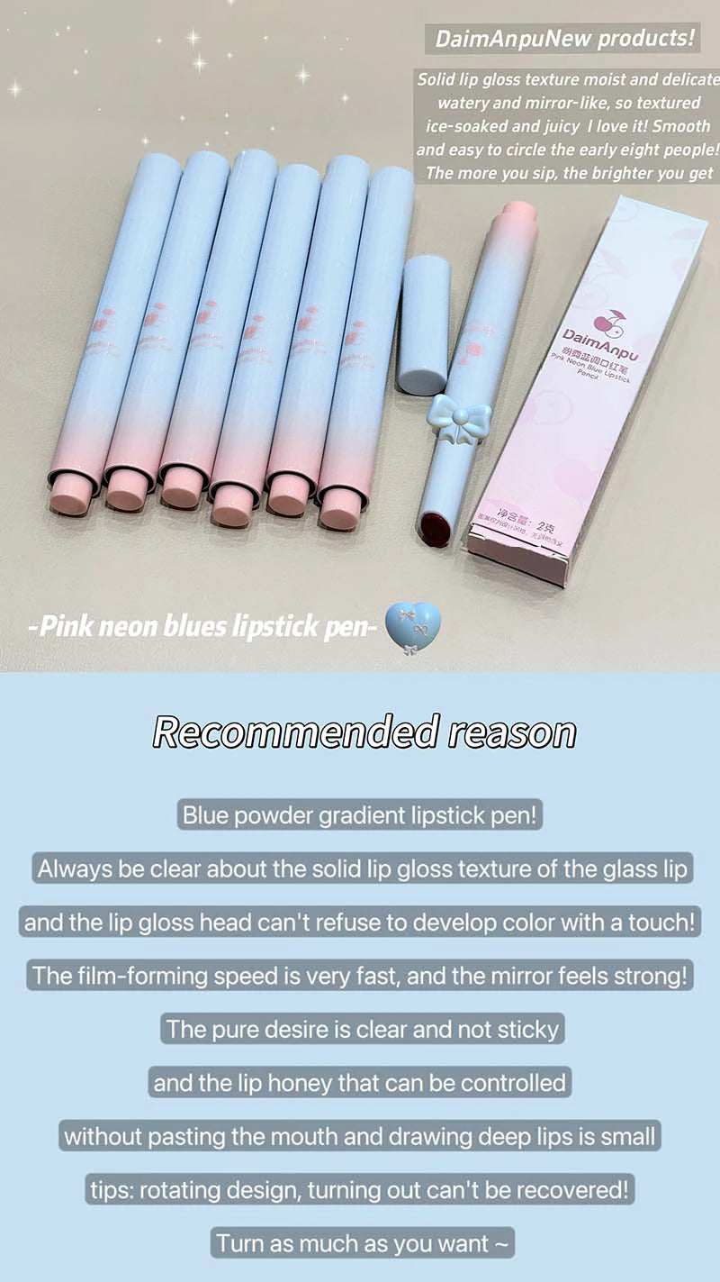 Mirror Glossy Lipstick Long Lasting Moisturizing Natural Lip Plumper Makeup Plumping Lip Glaze Cosmetics Exfoliating for Lips