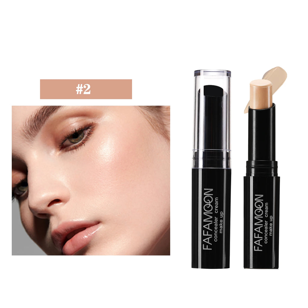 6 Color Face Concealer Contouring Stick Face Bronzer Beauty Contour Makeup Base Foundation Cream Matte High Coverage Cosmetics