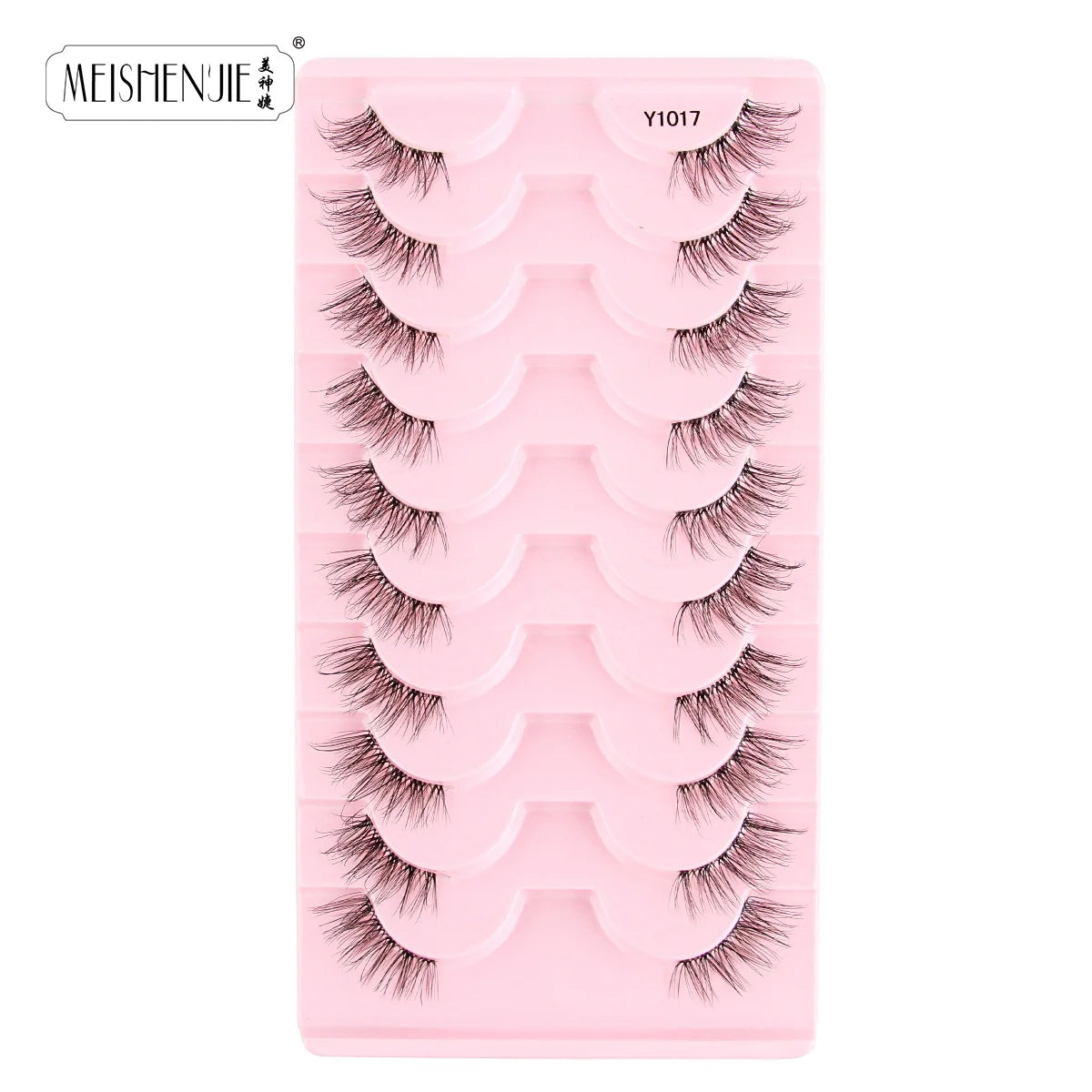 Fake Eyelashes Hot 3/10 Pairs Half Lashes Cat Eye Natural Long Fluffy 3D Mink Lashes Handmade Make up Tools maquillaje Faux Cils