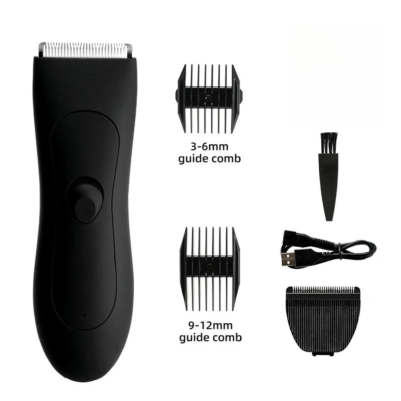 Mens Body Hair Trimmer for Men Balls Women Lady Shaver Hair Removal Bikini Trimmer Groin & Body Shaver Groomer Arm Beard Razor