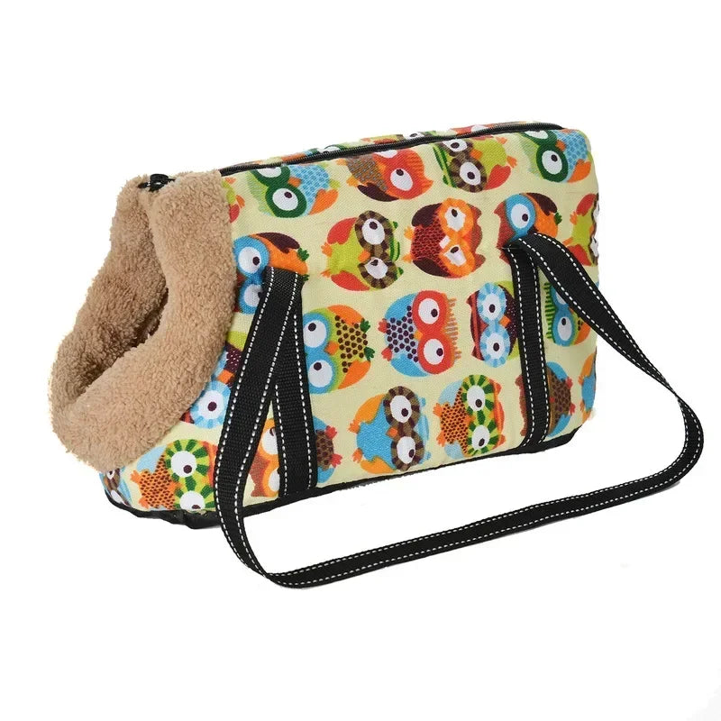 Classic Pet Carrier for Small Dogs Cozy Soft Puppy Cat Dog Bags Backpack Outdoor Travel Pet Sling Bag Chihuahua Pug Pet Supplies