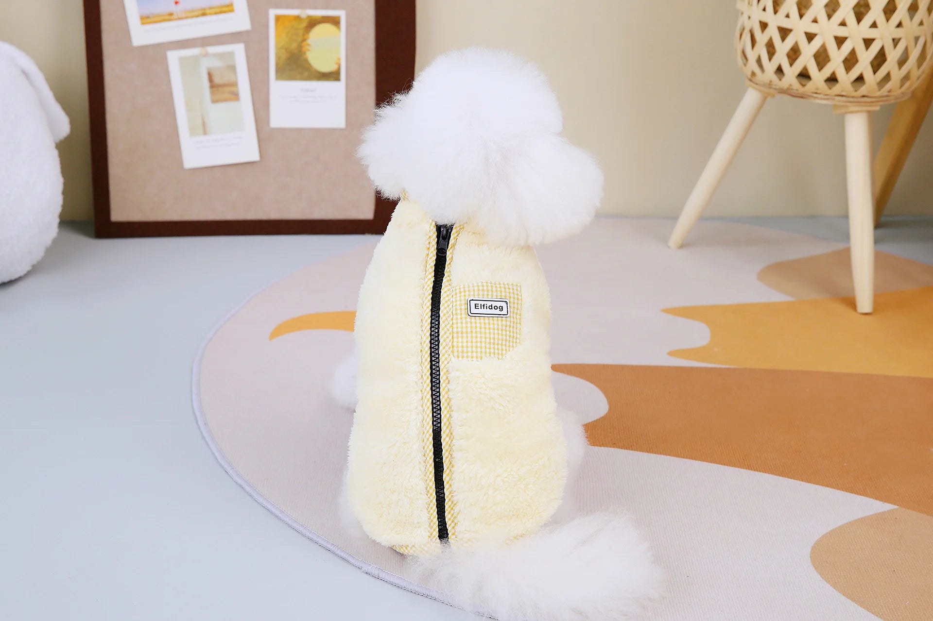 Zipper  Shi Tzu Sweater Clothes For Small Medium Dogs Pet Fur Vest Outfit French Bulldog Autumn Winter Jackets XS 3XL Cats Goods