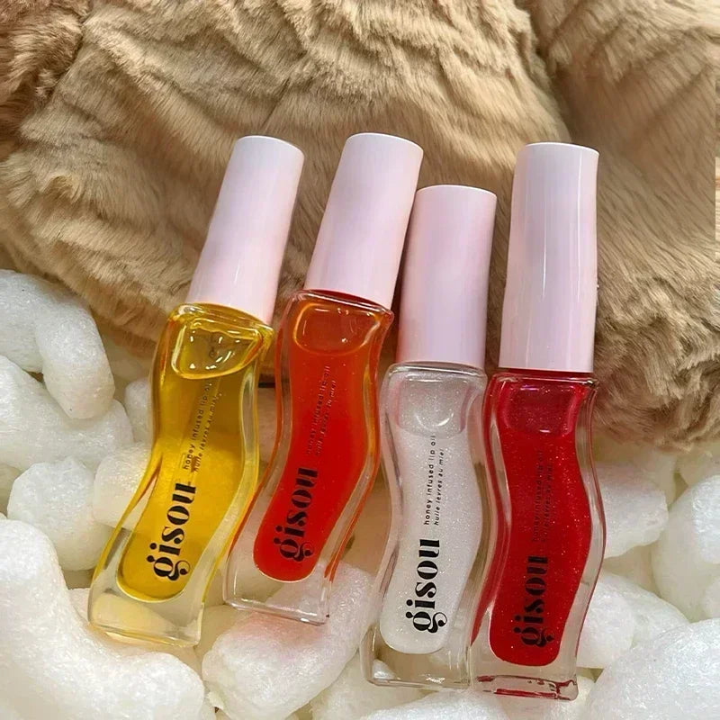 Fruit Honey Lipstick Long Lasting Moisturizing Lip Makeup Plump Lip Essence Remove Dead Skin Lip Easy To Carry Makeup Lip Oil
