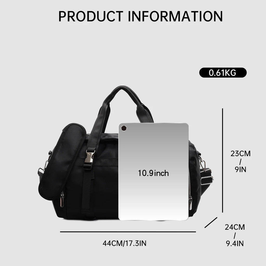 New Travel Bag, Large Capacity, Shoulder Hand Luggage Bag, Travel Storage Bag, Business Trip Boarding Bag, Sports Fitness Bag