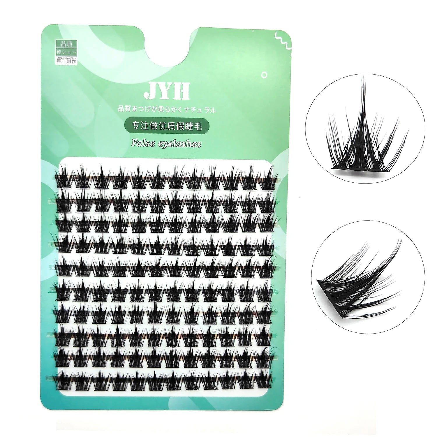 3DFluffy Single Cluster False Lashes Premade Volume Fans Individual Eyelash Segmented Natural Fake Lash For Eye Extension Makeup