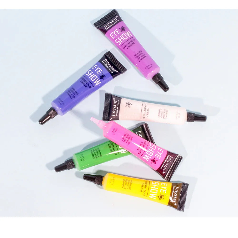 Colored Waterproof Long-lasting Non-smudge Matte Liquid Eyeshadow Cream Sweatproof Nude White Purple Blue Eye Makeup Cosmetics