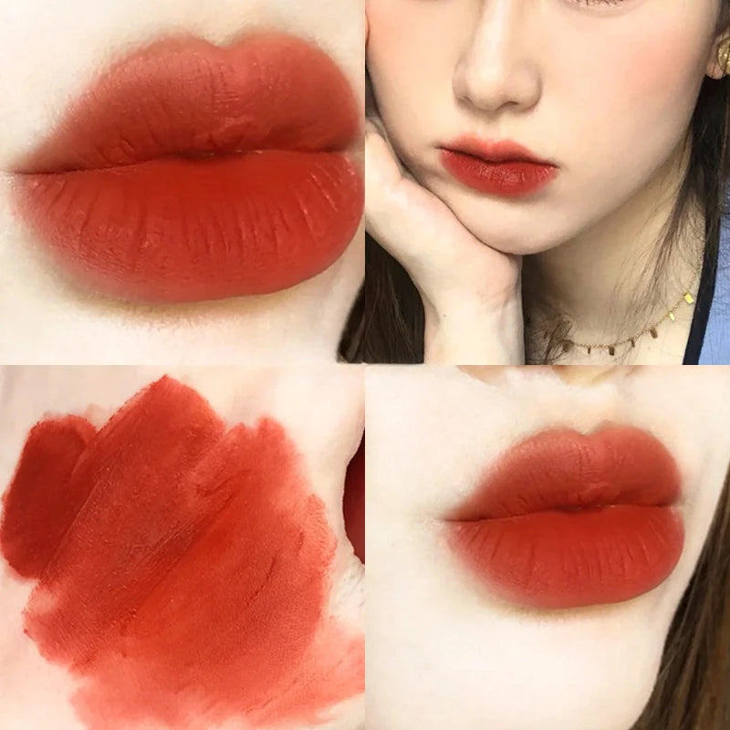 Dyeing Lip Gloss Matte Makeup Moisturizer Liquid Lipstick Waterproof Long Lasting Red Velvet Lip Tint Korean Make Up Cosmetic