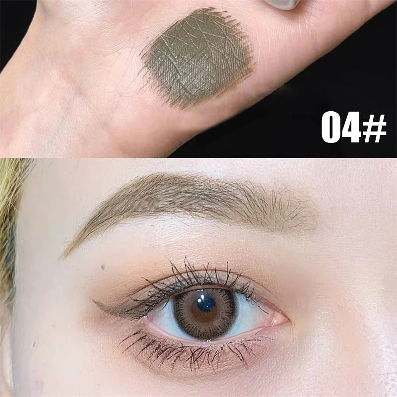 Waterproof Natural Liquid Dyeing Eyebrow Cream Lasting Eyebrows Enhance Tint Black Brown Mascara Eye Brow Gel Makeup Cosmetics