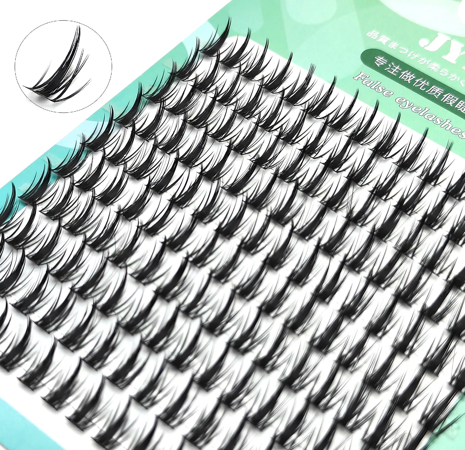 3DFluffy Single Cluster False Lashes Premade Volume Fans Individual Eyelash Segmented Natural Fake Lash For Eye Extension Makeup
