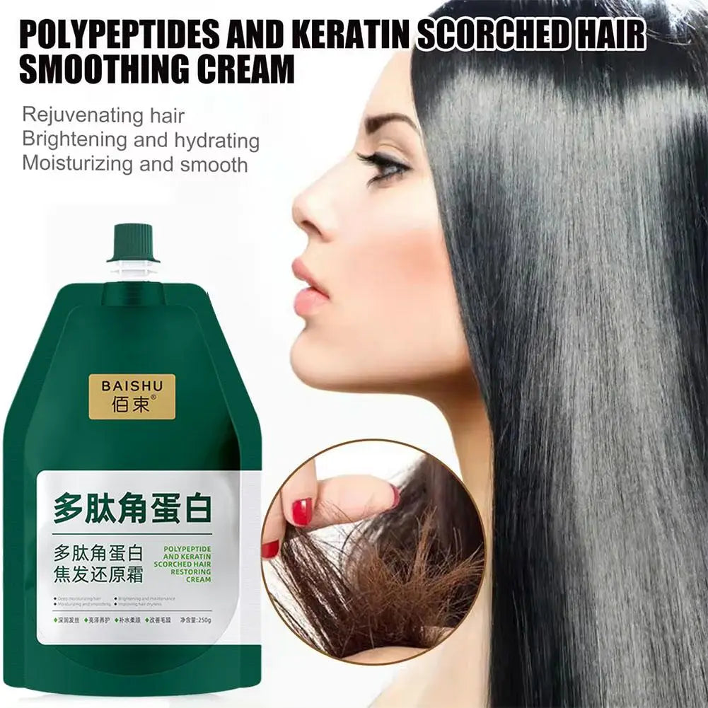 2024 Keratin Hair Cream Polypeptide Keratin Hydrating Smoothing Hair Damage Repair Cream For Smoothing Hair Repair Cream