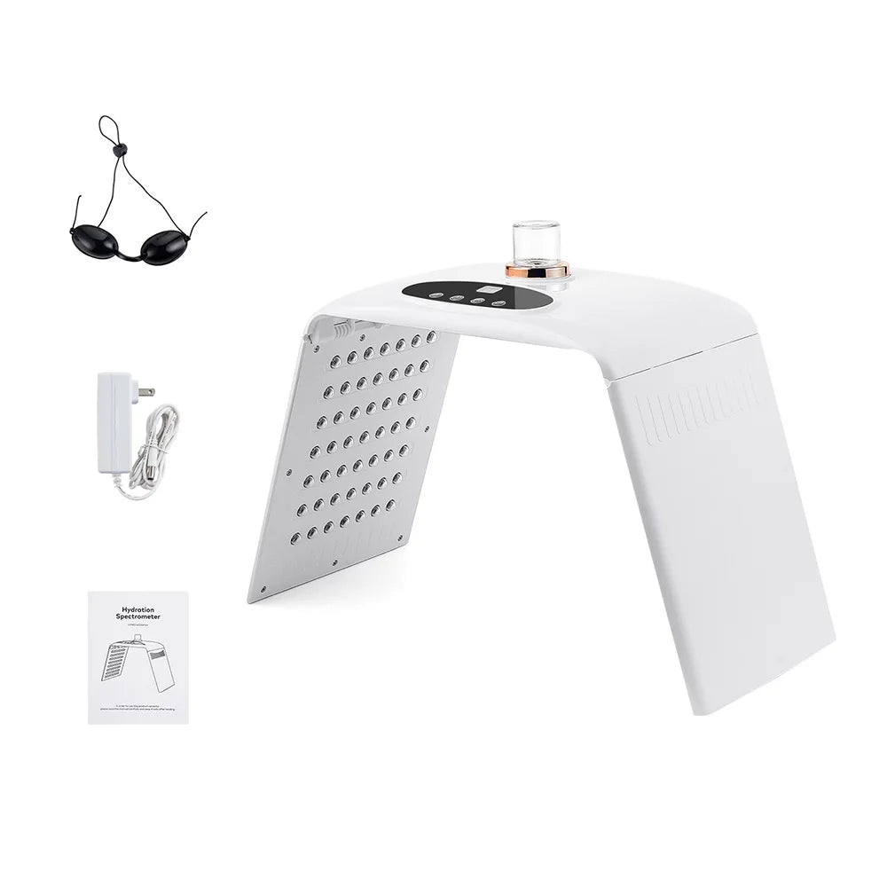 7 Colors LED Photon Machine With Nano Spray Skin Moisturizing Face Humidifier Nano Spray LED Facial Body SPA Skin Care Lamp