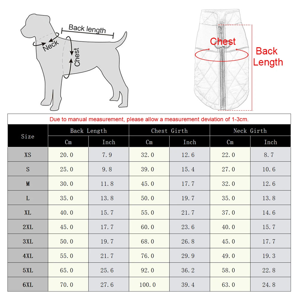 Pet Dog Clothes Coat Winter Windproof Thicken Cozy Dog Jacket Coat for Small Medium Dogs Cats Yorkshire French Bulldog Clothing