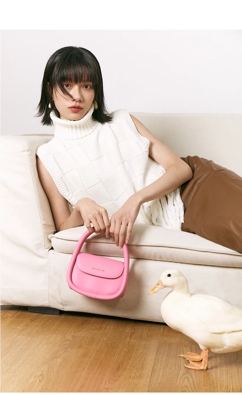 Amazing Song Soft Bag Medium Size Soft Bag Family Lipstick Bag Messenger leather cute bag