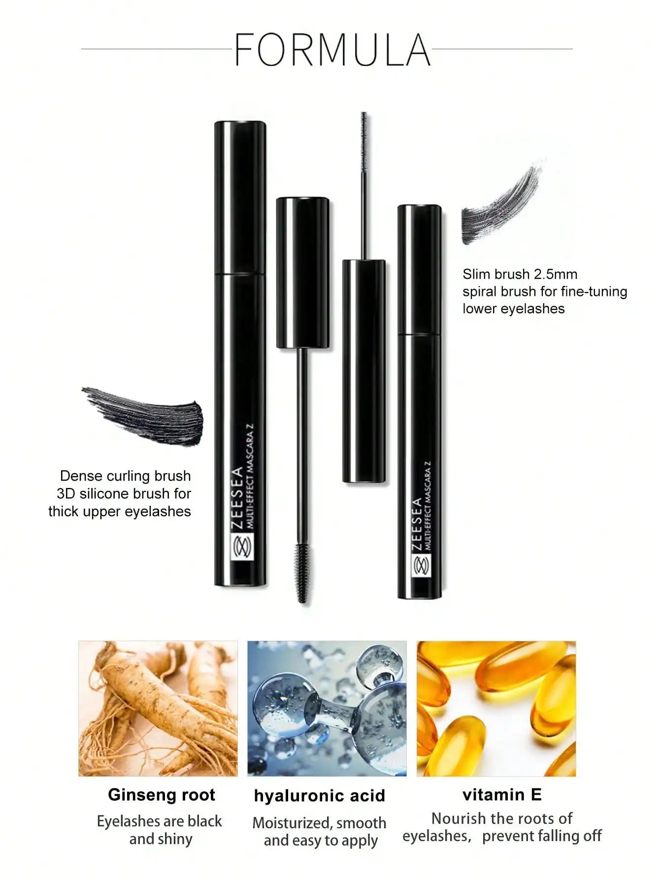 ZEESEA MULTI-EFFECT MASCARA Z MAKE UP FOR WOMEN