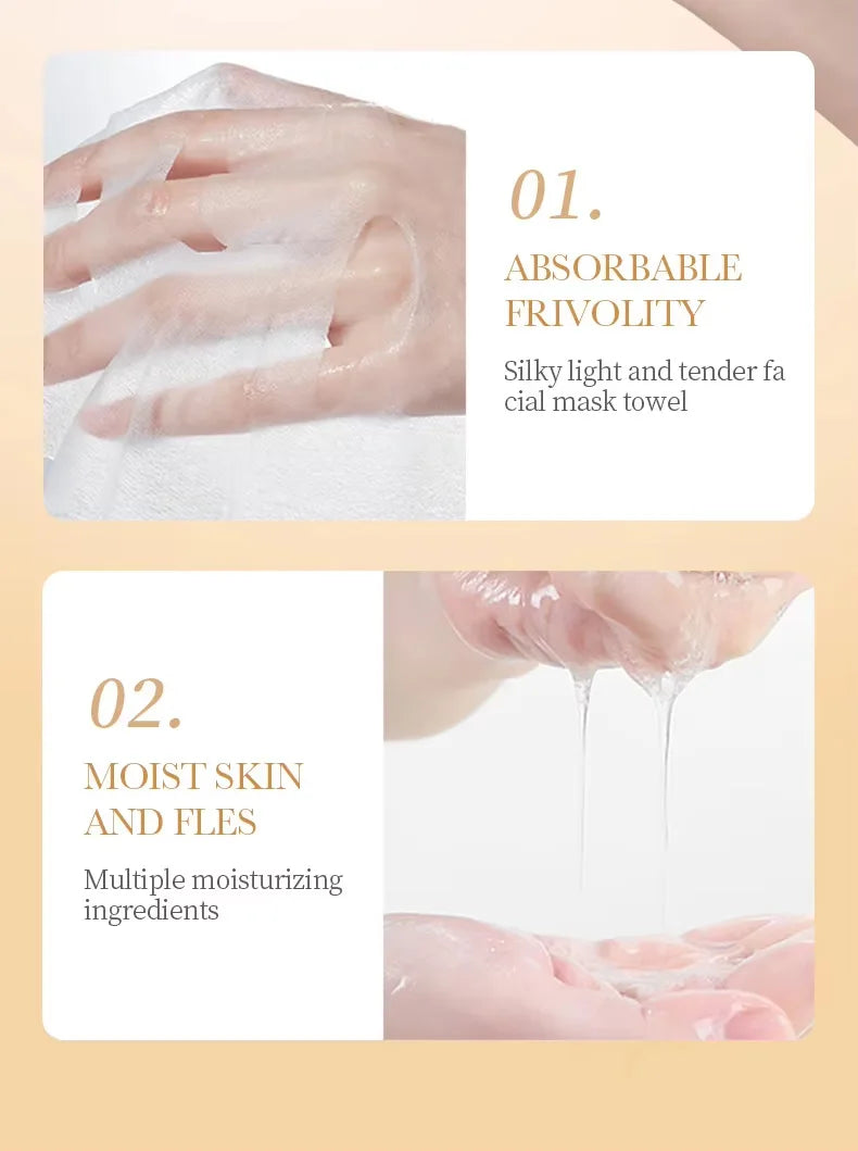 10pcs Collagen Face Mask Firming Moisturizing Repair Brightening Skincare Face Sheet Mask Beauty Facial Masks Korean Skin Care