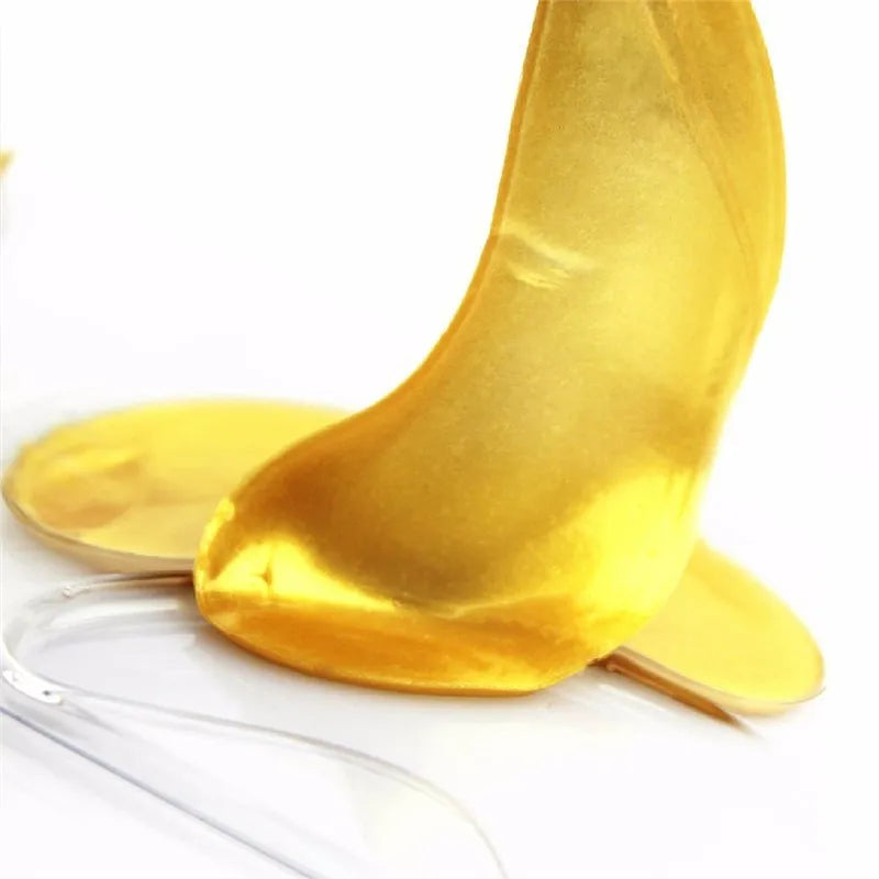 InniCare 40pcs Beauty Gold Crystal Collagen Patches For Eye Moisturizing Firming Eye Mask Korean Cosmetics Skin Care