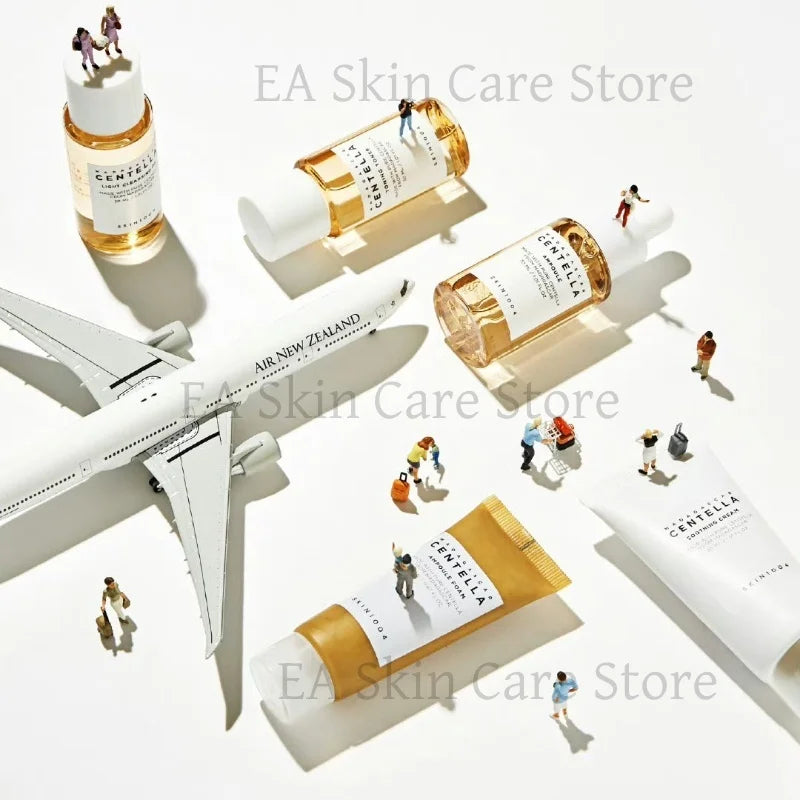 Centella Asiatica Skincare Travel 5-piece Set Skin1004 Travel Size Serum Faciale Toner Soothing Cream Cleansing Oil Ampoule Foam
