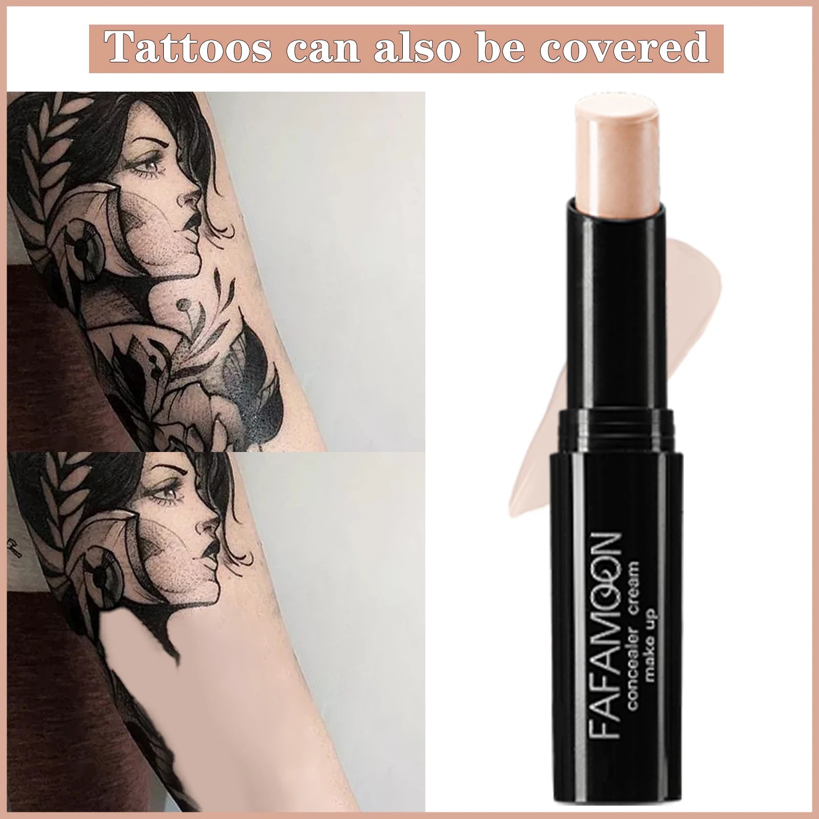 6 Color Face Concealer Contouring Stick Face Bronzer Beauty Contour Makeup Base Foundation Cream Matte High Coverage Cosmetics